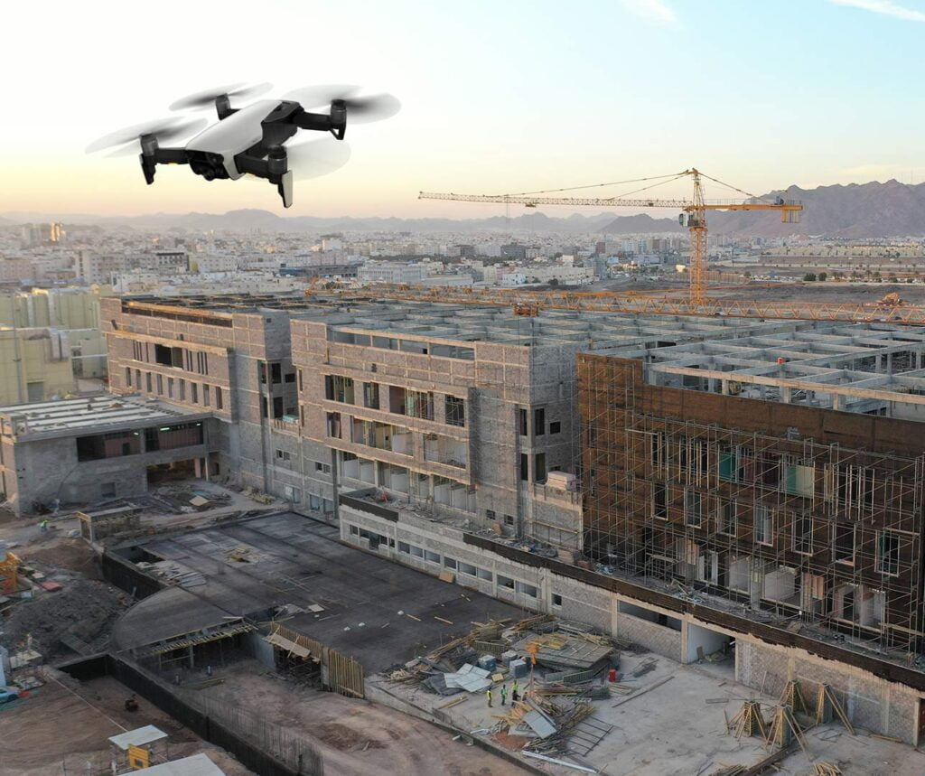 seguimiento de obras con drones