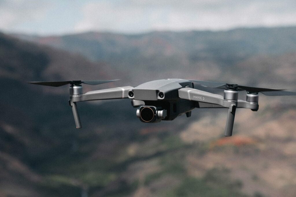 video aereo con dron